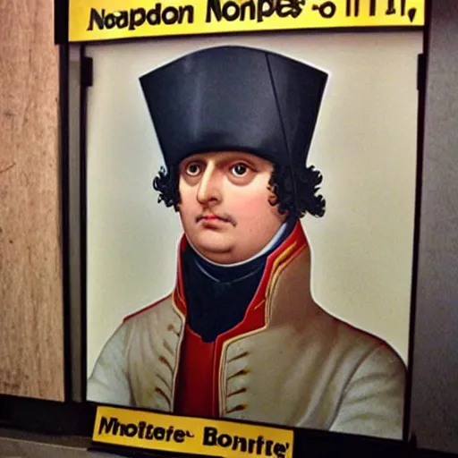 Image similar to napoleon bonaparte in mcdonalds