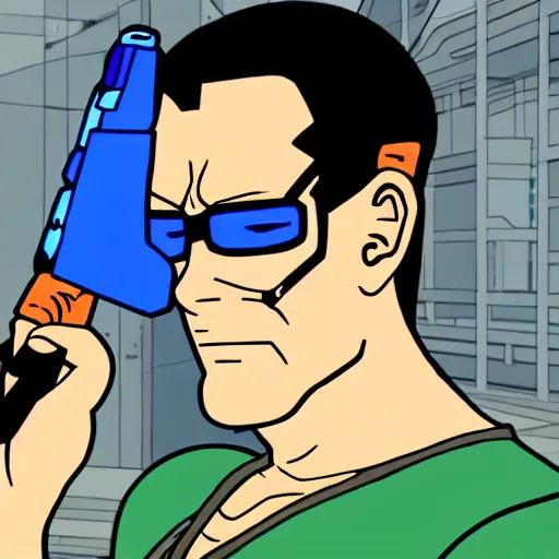 Prompt: cyberpunk Hank Hill