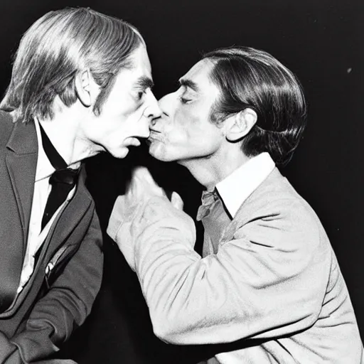 Image similar to charlie watts gay kiss