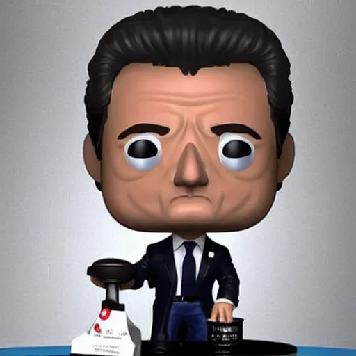 Prompt: Nicolas Sarkozy Funko Pop