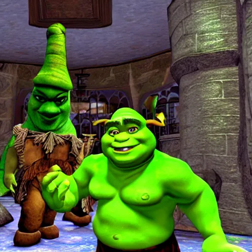 Image similar to PS1 Shrek