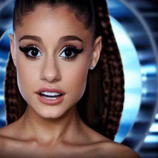 Prompt: Ariana Grande in star wars. 8K resolution. award winning photography,