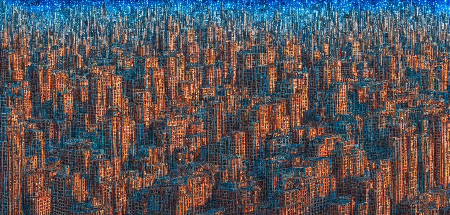 Image similar to studio ghiblli city film still, 8 k denoised, high detail