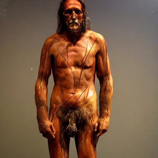 Image similar to otzi artistic recreation,