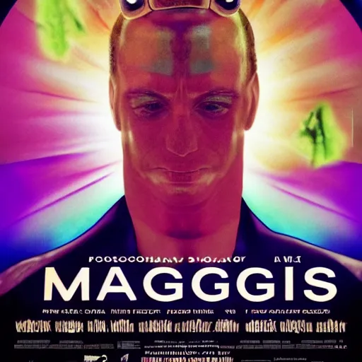 Image similar to poster for a film on magic mushrooms