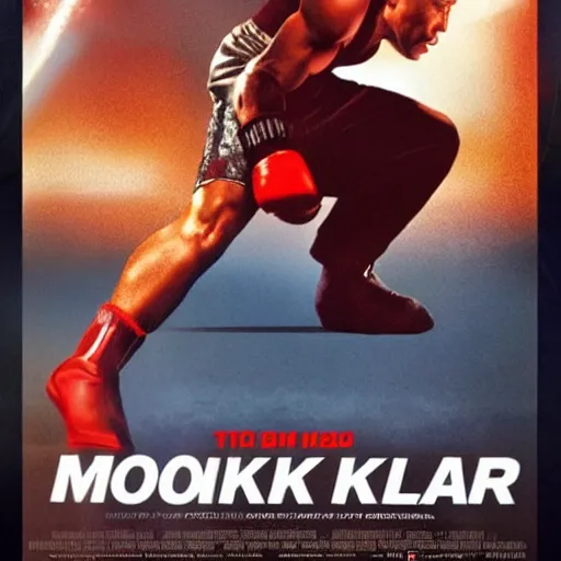 Prompt: movie poster of elon musk in rocky 4,