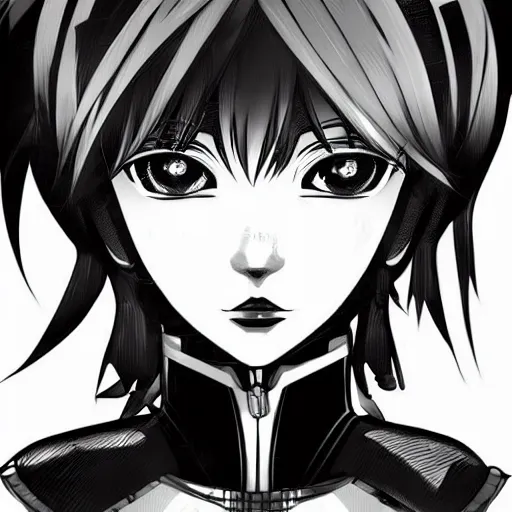 vector illustration ink drawing of an anime manga | Stable Diffusion |  OpenArt