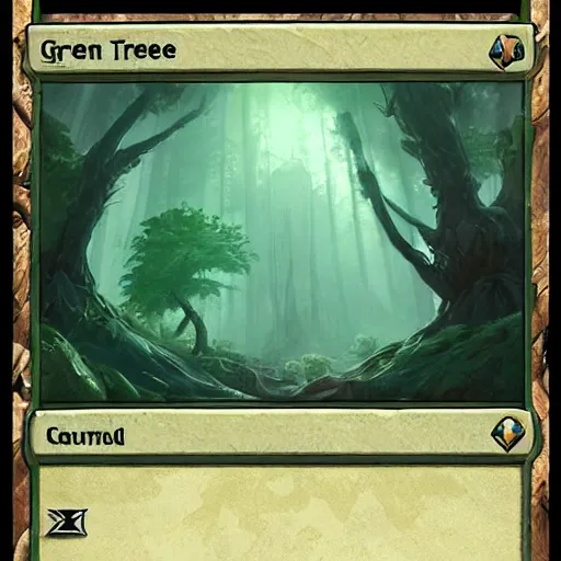 Prompt: green tree giant ents, tree giant, epic fantasy style, in the style of Greg Rutkowski, hearthstone artwork