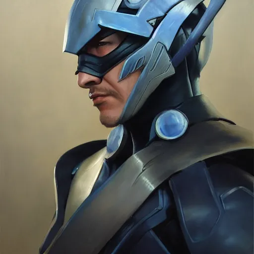 Prompt: greg manchess portrait painting of raiden from mortal kombat as overwatch character, medium shot, asymmetrical, profile picture, organic painting, sunny day, matte painting, bold shapes, hard edges, street art, trending on artstation, by huang guangjian and gil elvgren and sachin teng