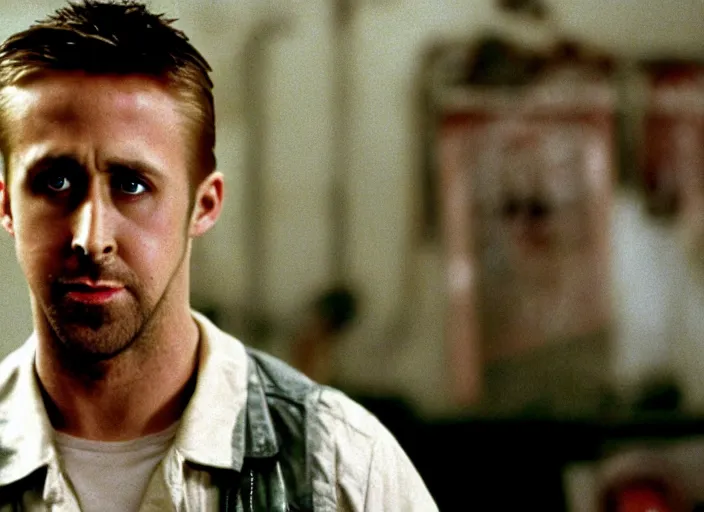 Image similar to film still of Ryan Gosling as Jack in Fight Club 1999