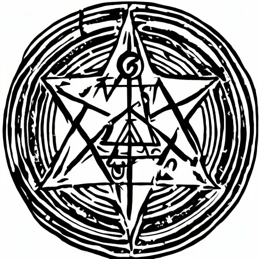 Prompt: goetic sigil for summoning ishtar