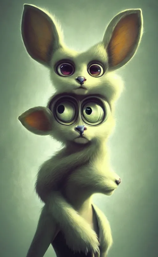 Image similar to a beautiful portrait of a cute anthropomorphic humanoid fursona. big eyes. character design by cory loftis fenghua zhong ryohei hase isma