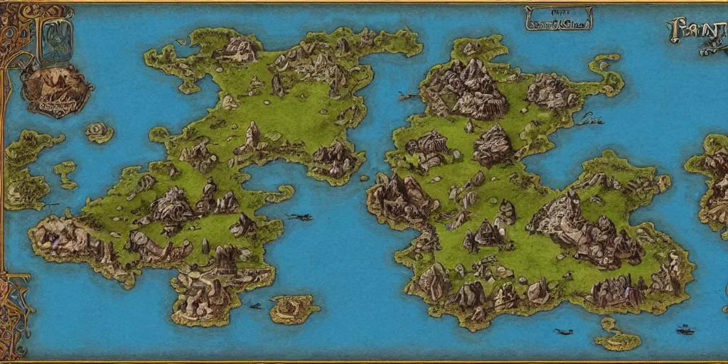 Image similar to fantasy map