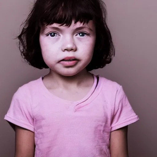 Prompt: a portrait photo of a kid made by Adrian Kuipers