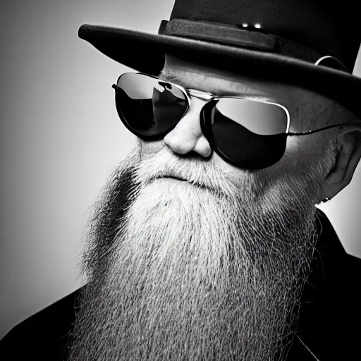 Image similar to billy gibbons smoking a cigar, ( sony a 7 r iv, symmetric balance, polarizing filter, photolab, lightroom, 4 k, dolby vision, photography awardm, voque, perfect face )