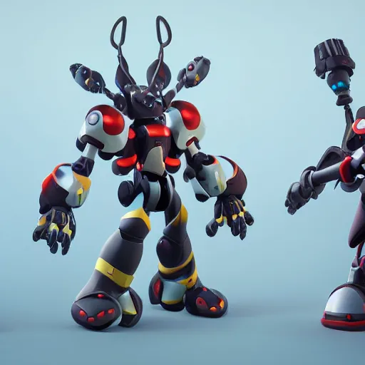 Image similar to cute kingdom hearts heartless with glowing eyes mechs, fullbody gunpla, in 3 d octane render, pixar big hero 6 art station, hard surface style, with studio lighting and decals