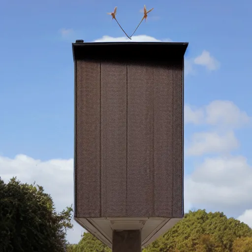 Image similar to large scale bat box designed by Norman Foster