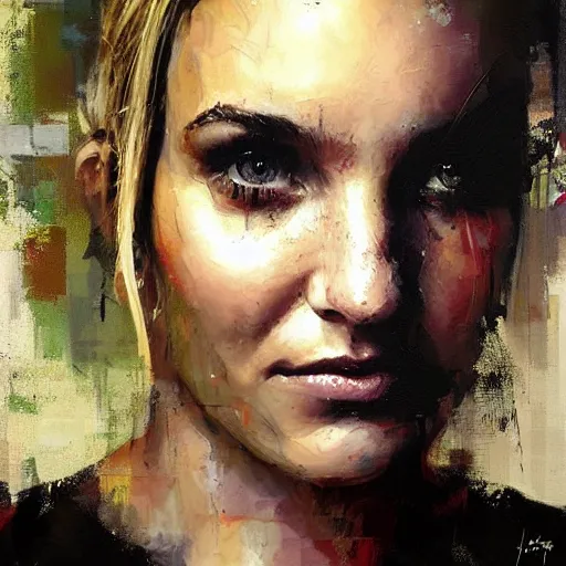 Prompt: jamie lynn spears and morphed together, hybrid, jeremy mann painting