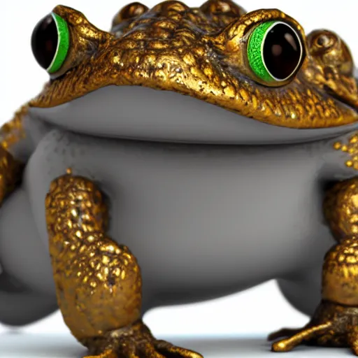 Prompt: chain toad grading, 3 d render, high quality, focus on sharpness, object focus