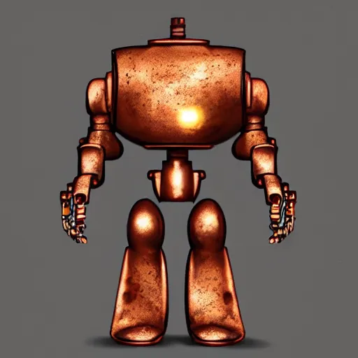 Prompt: ultra realistic rusty robot