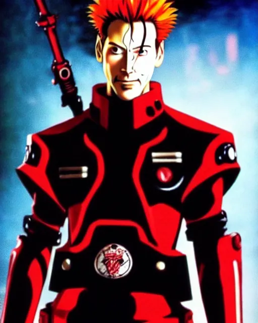 Image similar to keanu reeves as vash the stampede