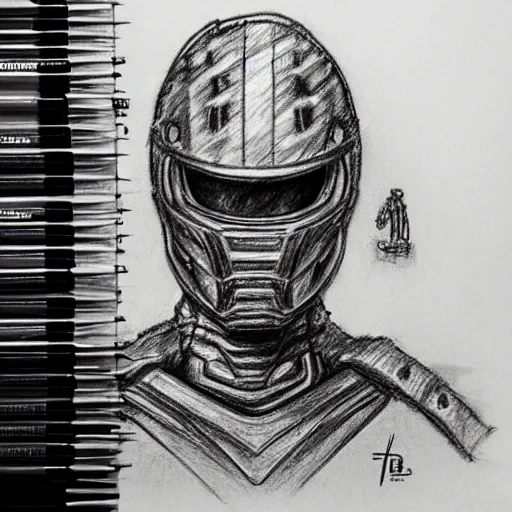 Image similar to pencil sketch of t - 8 5 0