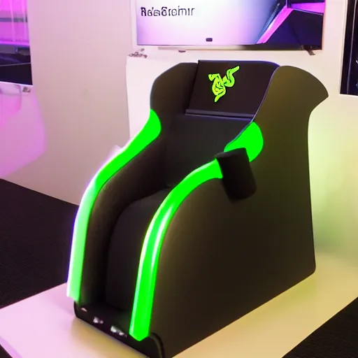 Image similar to razer gaming toilet