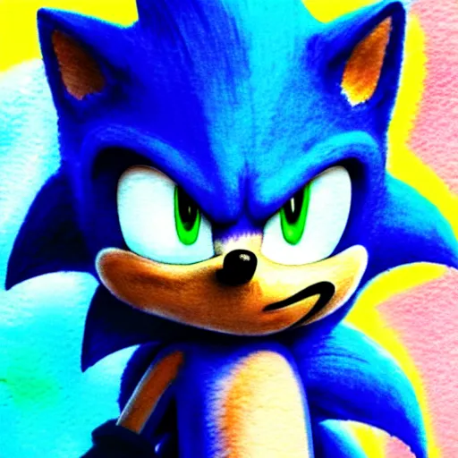 sonic the hedgehog headshot