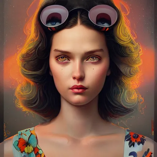 Prompt: lofi portrait, Pixar style, by Tristan Eaton Stanley Artgerm and Tom Bagshaw.