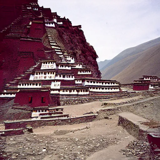 Prompt: photo, tibet, kodak ektachrome 1 2 0,