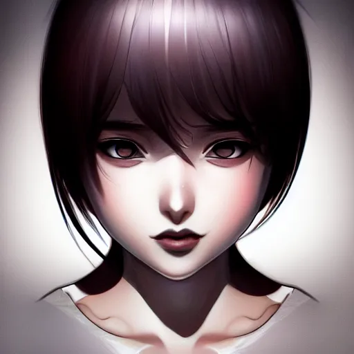 illustration of mayuri shiina by ryohei fuke, ilya | Stable Diffusion ...