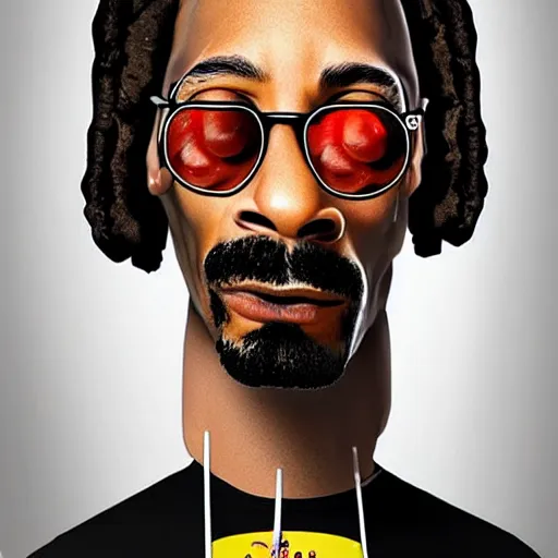 Prompt: a hotdog mixed with the face of snoop dogg