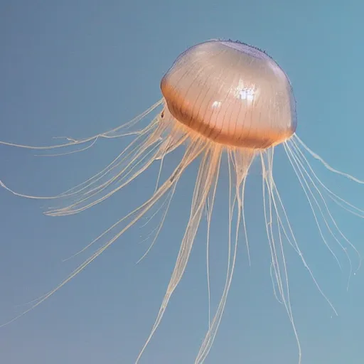 Image similar to An angel jellyfish