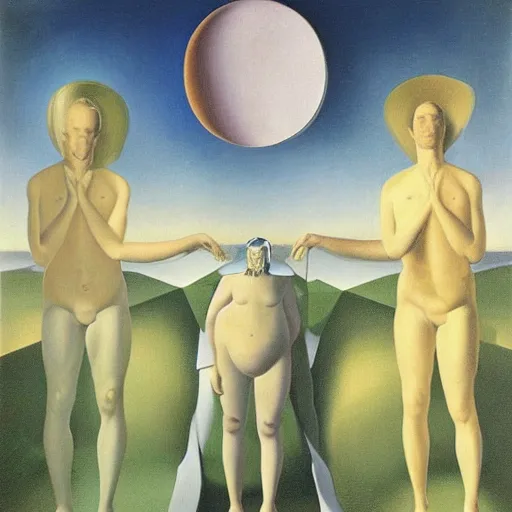 Image similar to visions of xanadu, by marcel duchamp, salvador dali, rene magritte, andre breton