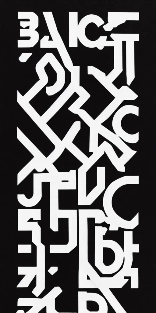 Image similar to black on white graphic design in style of david rudnick, eric hu, y 2 k