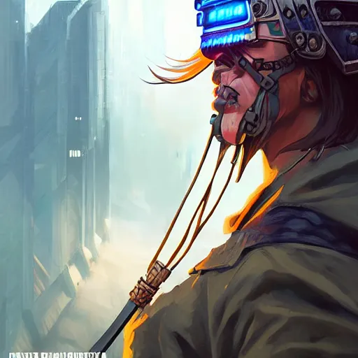 Image similar to cyberpunk viking helmet mask warrior goddess robot ninja fantasy, art gta 5 cover, official fanart behance hd artstation by jesper ejsing, by rhads, makoto shinkai and lois van baarle, ilya kuvshinov, ossdraws