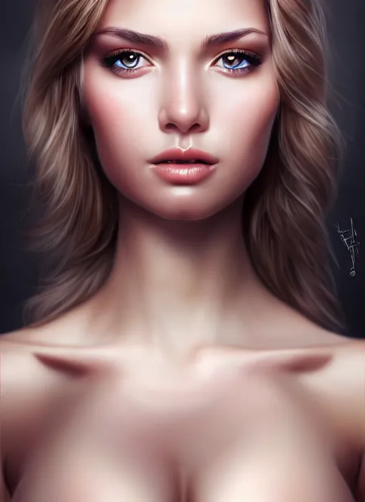 Image similar to a gorgeous female photo, professionally retouched, realistic, smooth face, perfect eyes, symmetrical, full body shot, wide angle, sharp focus on eyes, 8 k high definition, insanely detailed, intricate, elegant, art by artgerm