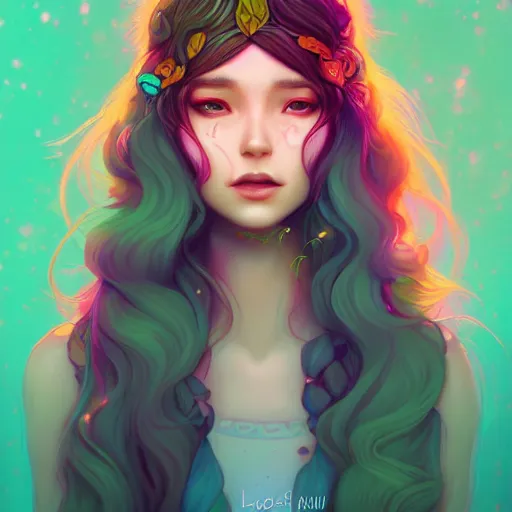 Image similar to a portrait of a beautiful hippie, art by lois van baarle and loish and ross tran and rossdraws and sam yang and samdoesarts, digital art, highly detailed, intricate, sharp focus, Trending on Artstation HQ, deviantart, unreal engine 5, 4K UHD image