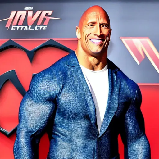 Image similar to dwayne johnson entering entrances of wwe as spiderman