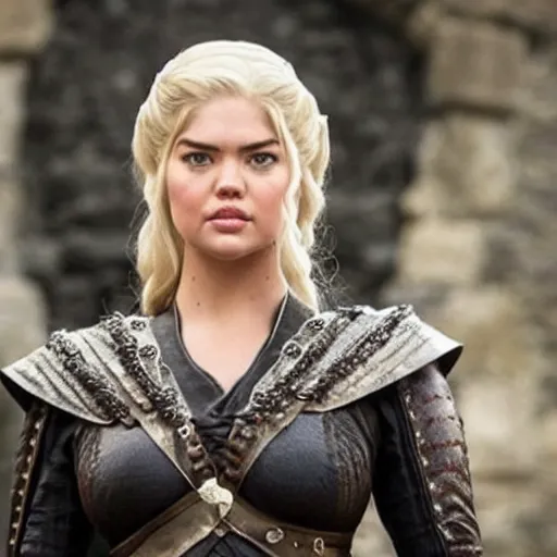 Prompt: Kate Upton in Game of Thrones