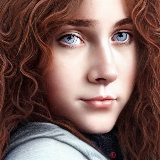 Prompt: 2 5 year old hermione granger, professionally retouched, realistic, smooth face, perfect eyes, symmetrical, full body shot, wide angle, sharp focus, 8 k high definition, insanely detailed, intricate, elegant, art by artgerm