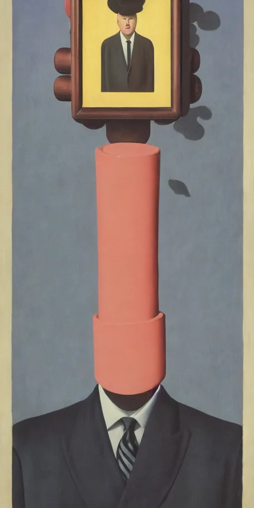 Image similar to tiktok scroll by rene magritte, elsagate