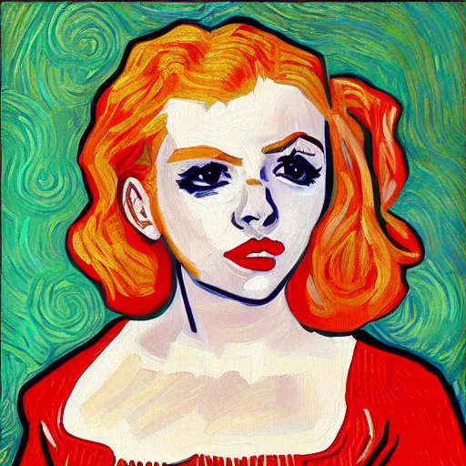 Image similar to lexi belle painting by van gogh