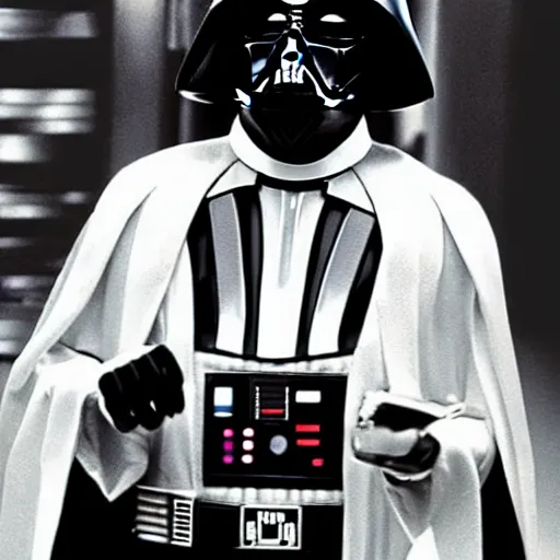 Image similar to photo of Darth Vader guest appearance on 1975 episode of “The Love Boat