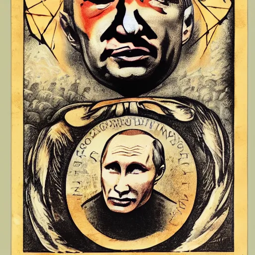 Prompt: evocation of putin who is the antichrist