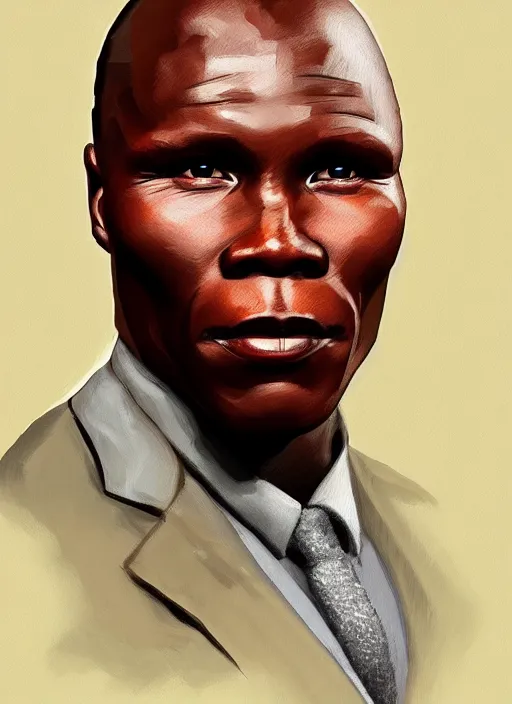 Prompt: chris eubank sr portrait, simply the best intricate, elegant, highly detailed, digital painting, artstation, concept art, smooth, sharp focus, illustration,