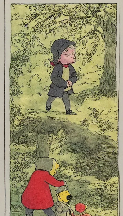 Image similar to rupert the bear by caldecott, randolph