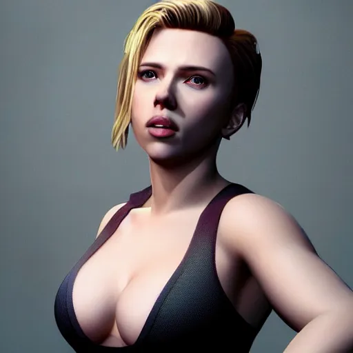 Prompt: Scarlett Johansson as Jill Valentine