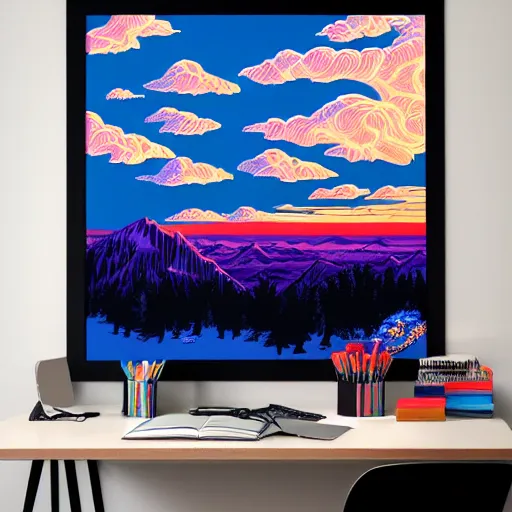 Image similar to Clouds at sunset by Dan Mumford