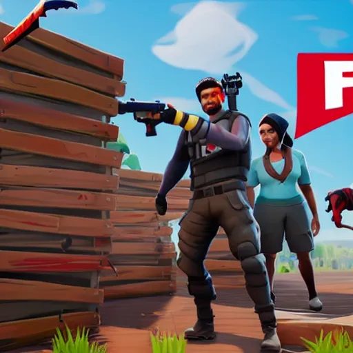 Prompt: The GOP fortnite event